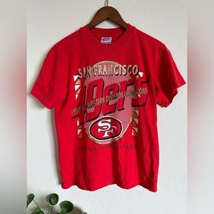 Vintage San Francisco 49ers T-shirt single stitch 1992 graphic tee NFL football